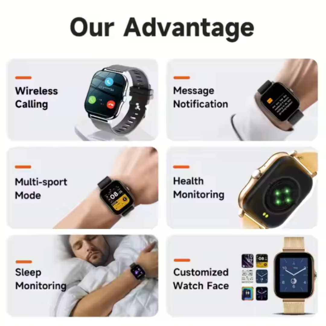 NUOVO Smartwatch Y13 per Uomo e Donna.