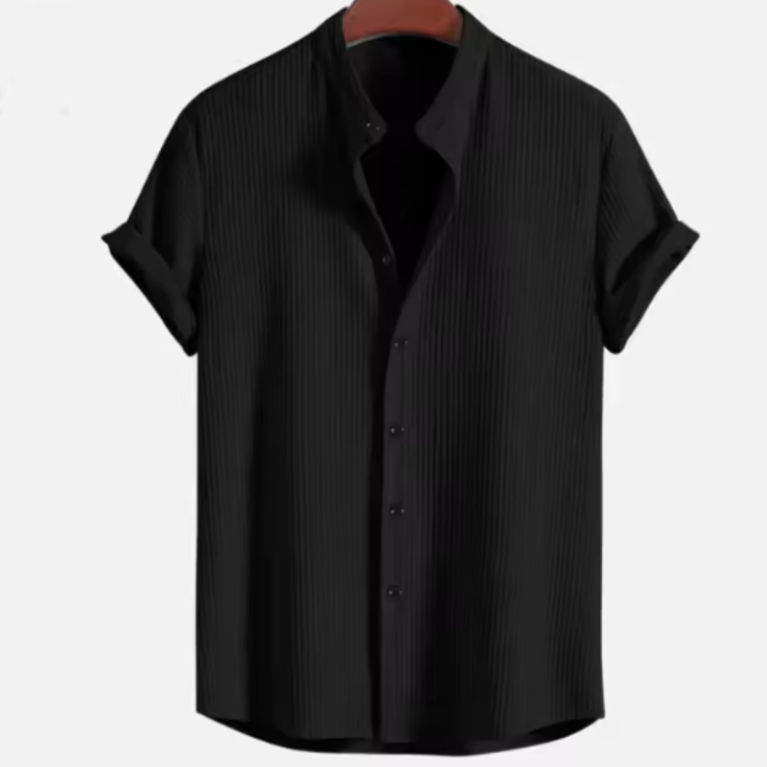 Camicia formale casual da uomo estiva