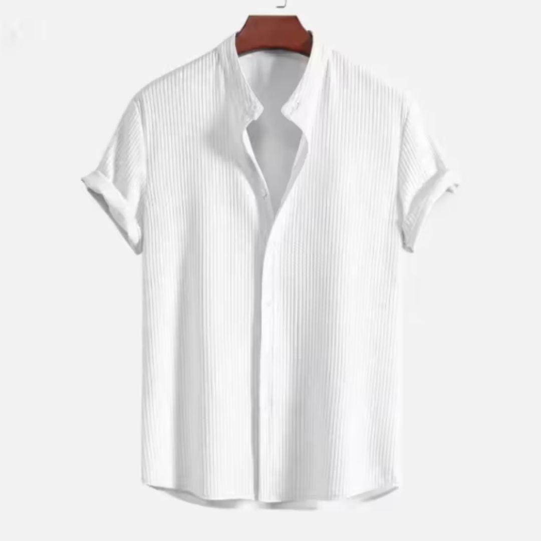 Camicia formale casual da uomo estiva