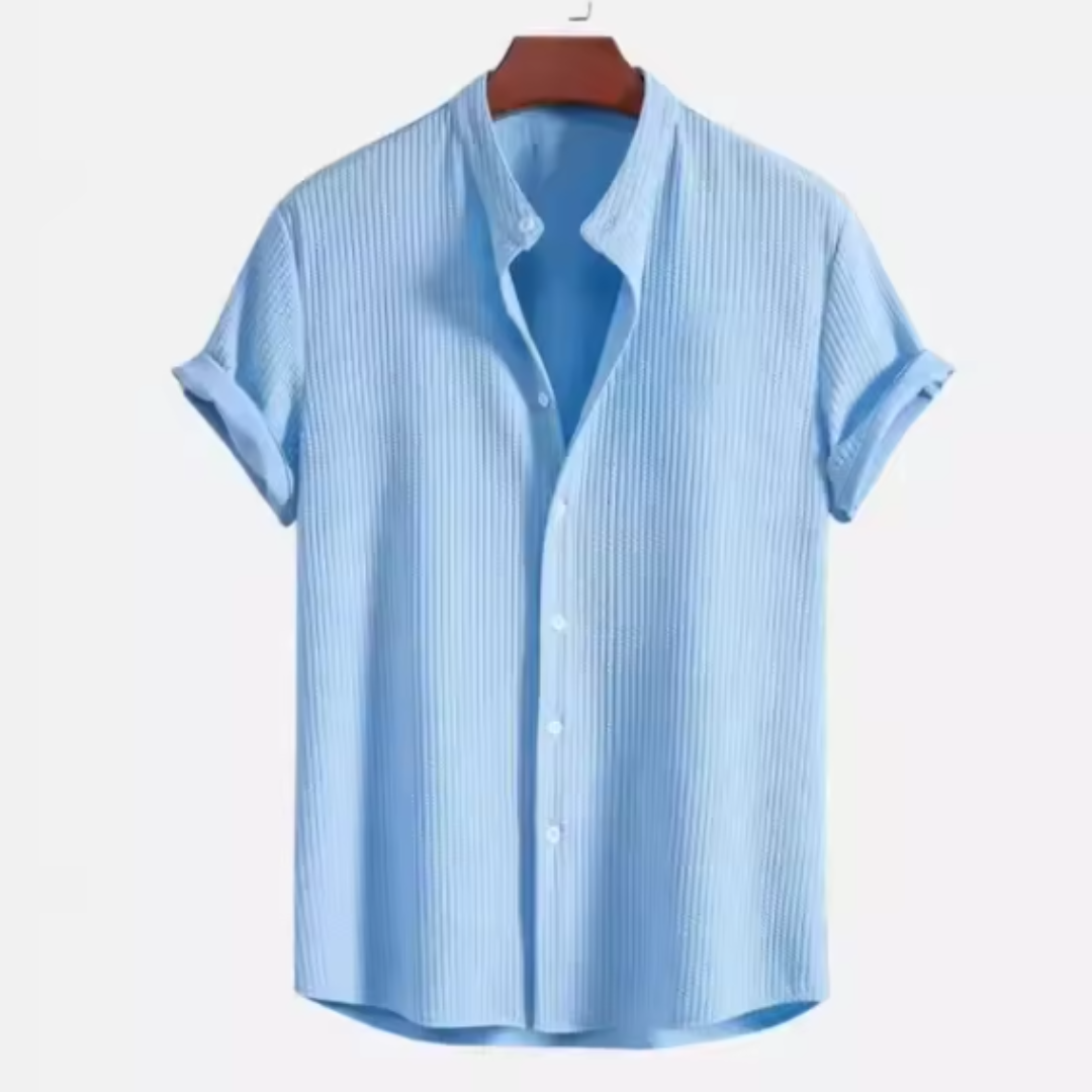 Camicia formale casual da uomo estiva