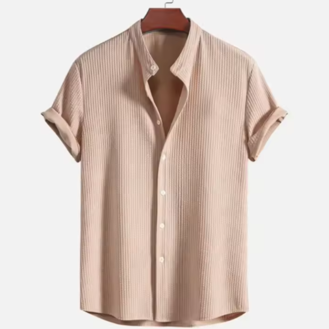 Camicia formale casual da uomo estiva