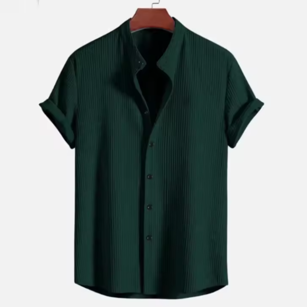 Camicia formale casual da uomo estiva