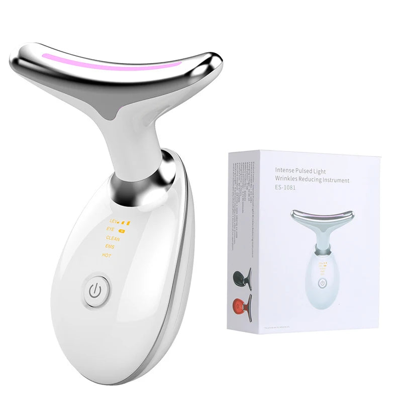7-LED Face and Neck Sculpting Massager – Skin Rejuvenation Device