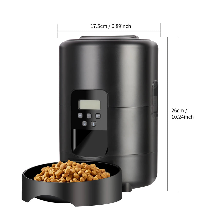 Modernly Smart Automatic Pet Feeder with Camera – 2L, App-Controlled