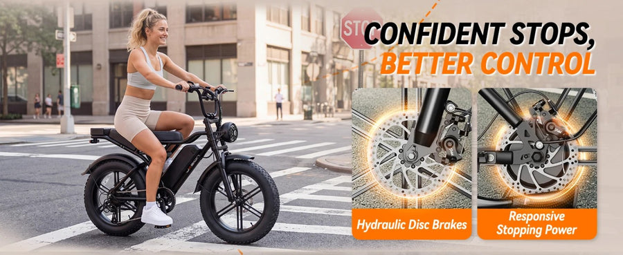 Hydraulic disc brakes and stopping control — photo 22