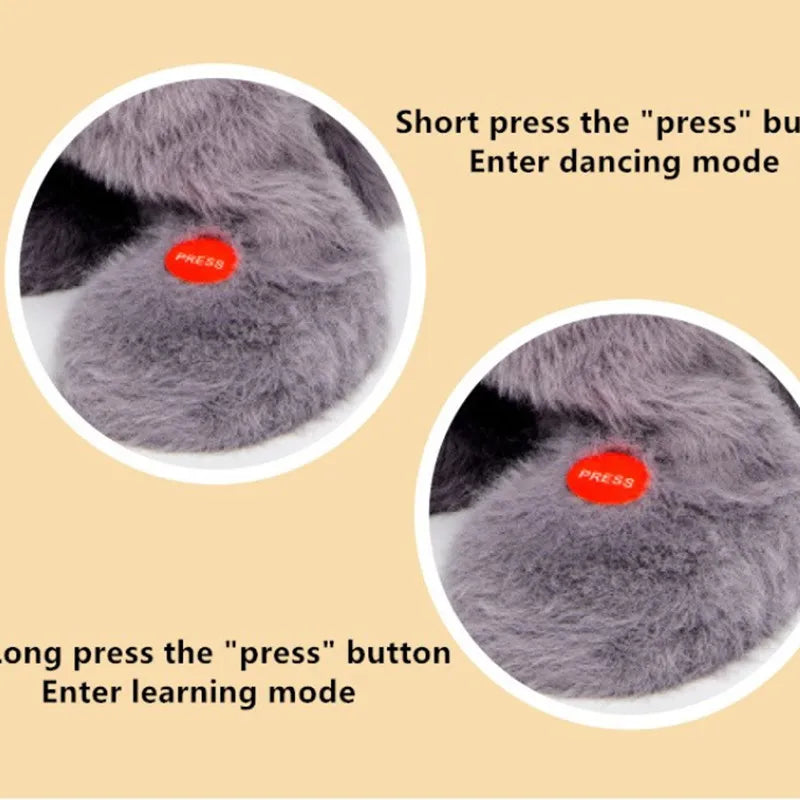 Electronic Robot Cat Can Dancing Walking Speak Play With Kid Large Size Electric Plush Toy Pet Kid Friend Puzzle Doll Funny Pet