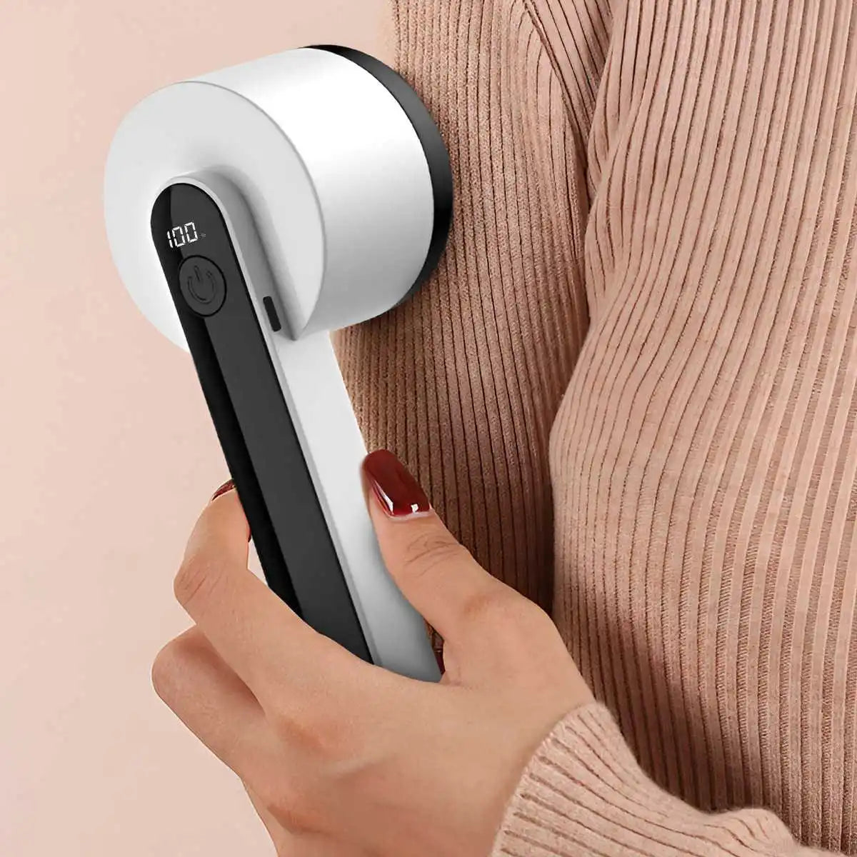 Electric Lint Remover with LED Display – Rechargeable Fabric Shaver
