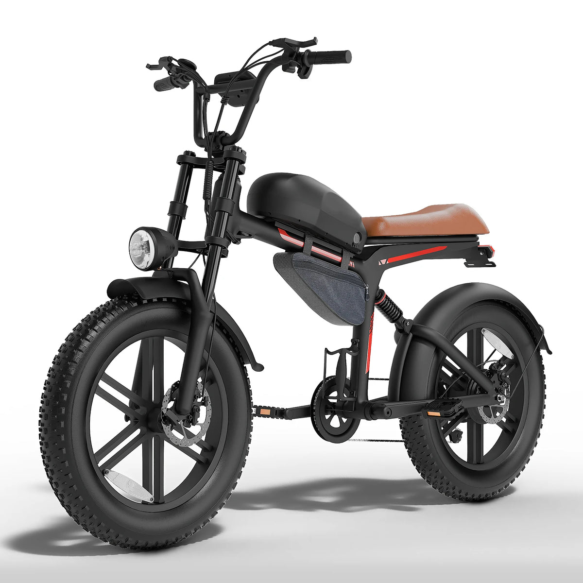 QNUT BK20 Fat-Tire Electric Bike – 48V 18Ah, 20-Inch Tires