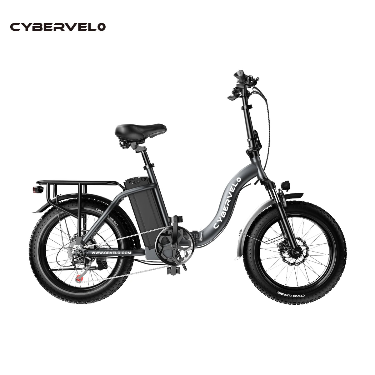 Cybervelo Mars700 Folding Fat-Tire Electric Bike – 48V 20.8Ah
