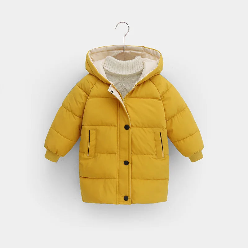 OLEKID 2025 Autunno Inverno Bambini Ragazzi Giacca Con Cappuccio Imbottiture di Cotone Spessore Caldo Ragazze Parka 1-10 Anni Bambini Cappotto Della Tuta Sportiva Del Bambino
