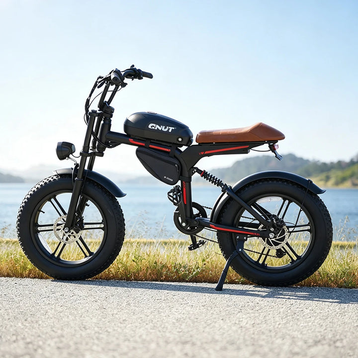 QNUT BK20 Fat-Tire Electric Bike – 48V 18Ah, 20-Inch Tires