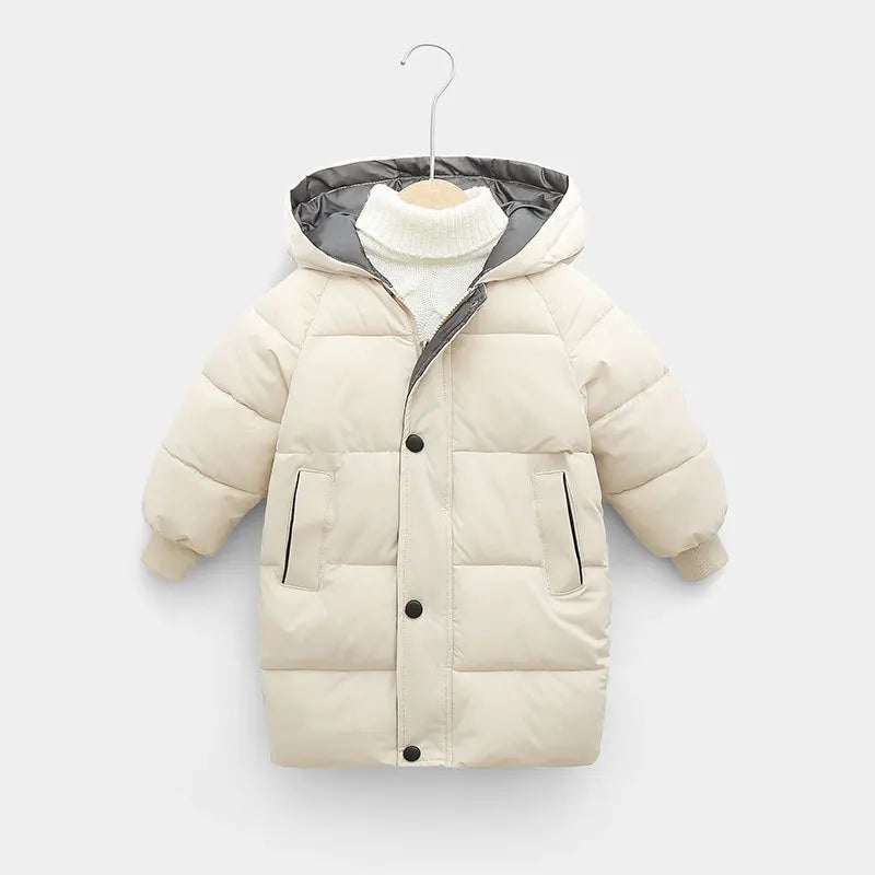 OLEKID 2025 Autunno Inverno Bambini Ragazzi Giacca Con Cappuccio Imbottiture di Cotone Spessore Caldo Ragazze Parka 1-10 Anni Bambini Cappotto Della Tuta Sportiva Del Bambino