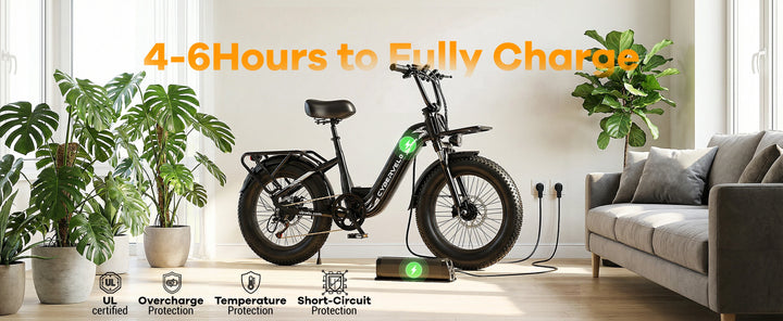 Cybervelo EK8 / EK12 Step-Through Electric Bike – 48V 20Ah