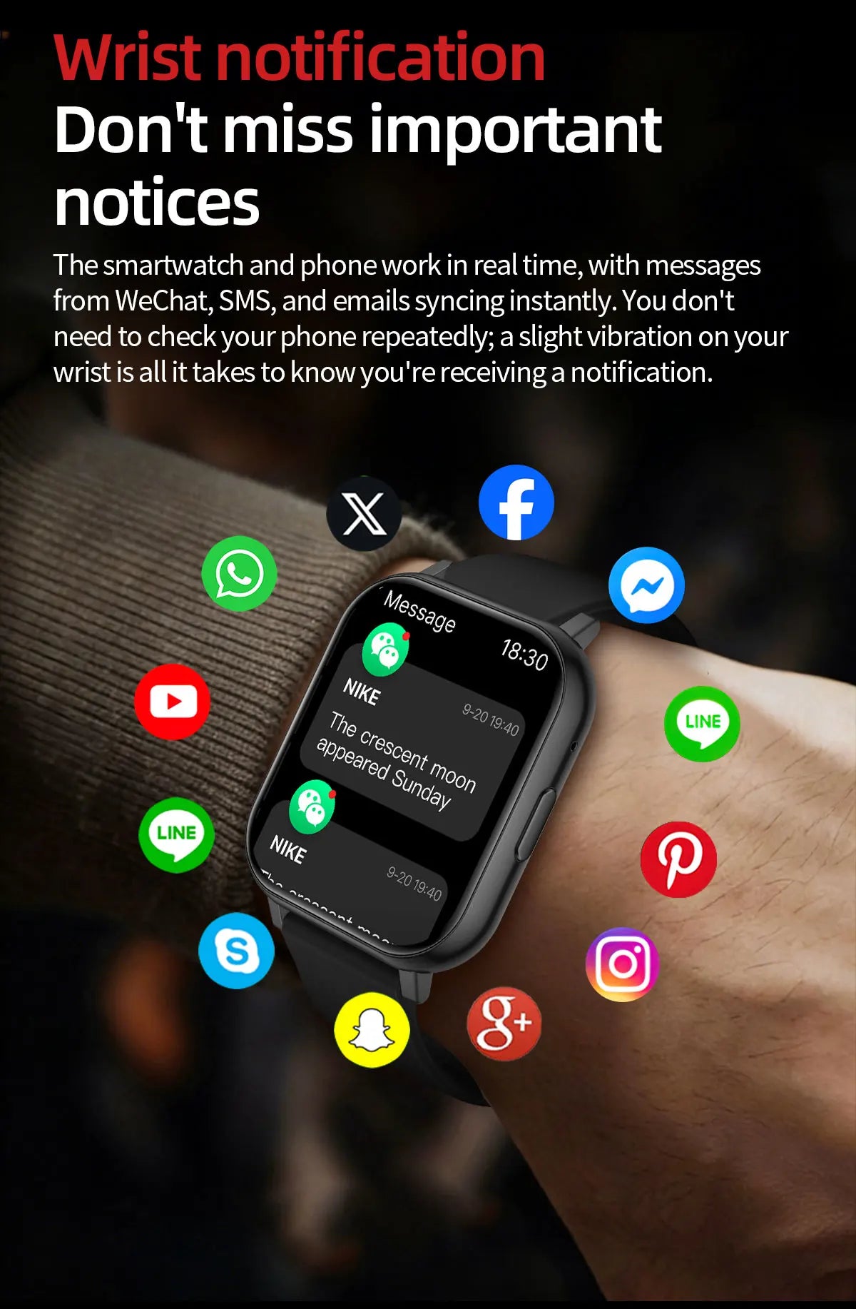 LIGE 2026 Smartwatch – Bluetooth Calling and Fitness Tracker for Everyone