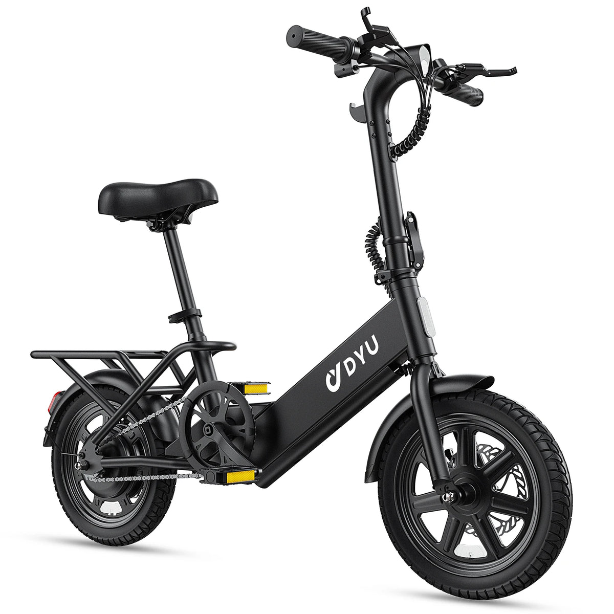 DYU C3 Mini Folding Electric Bike – 14-Inch, 36V Battery