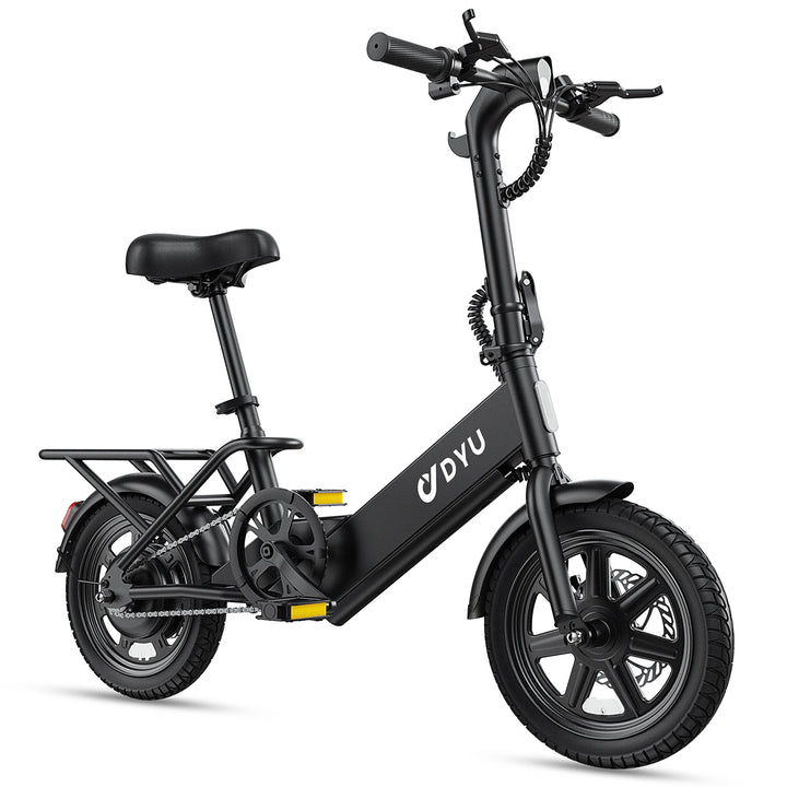 DYU C3 Mini Folding Electric Bike – 14-Inch, 36V Battery