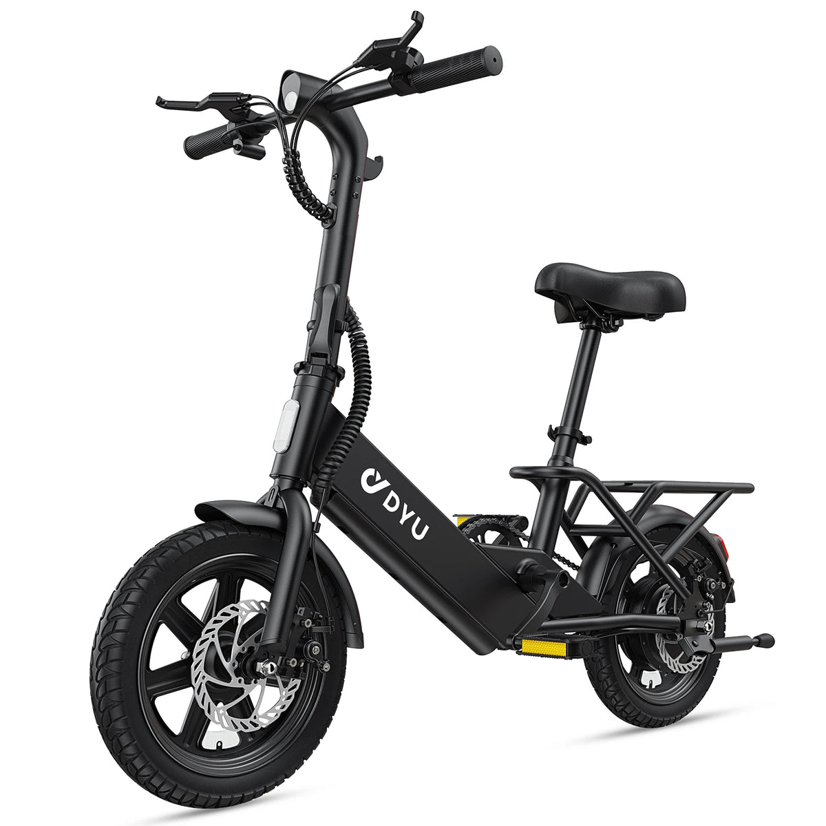 DYU C3 Mini Folding Electric Bike – 14-Inch, 36V Battery