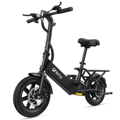 DYU C3 Mini Folding Electric Bike – 14-Inch, 36V Battery
