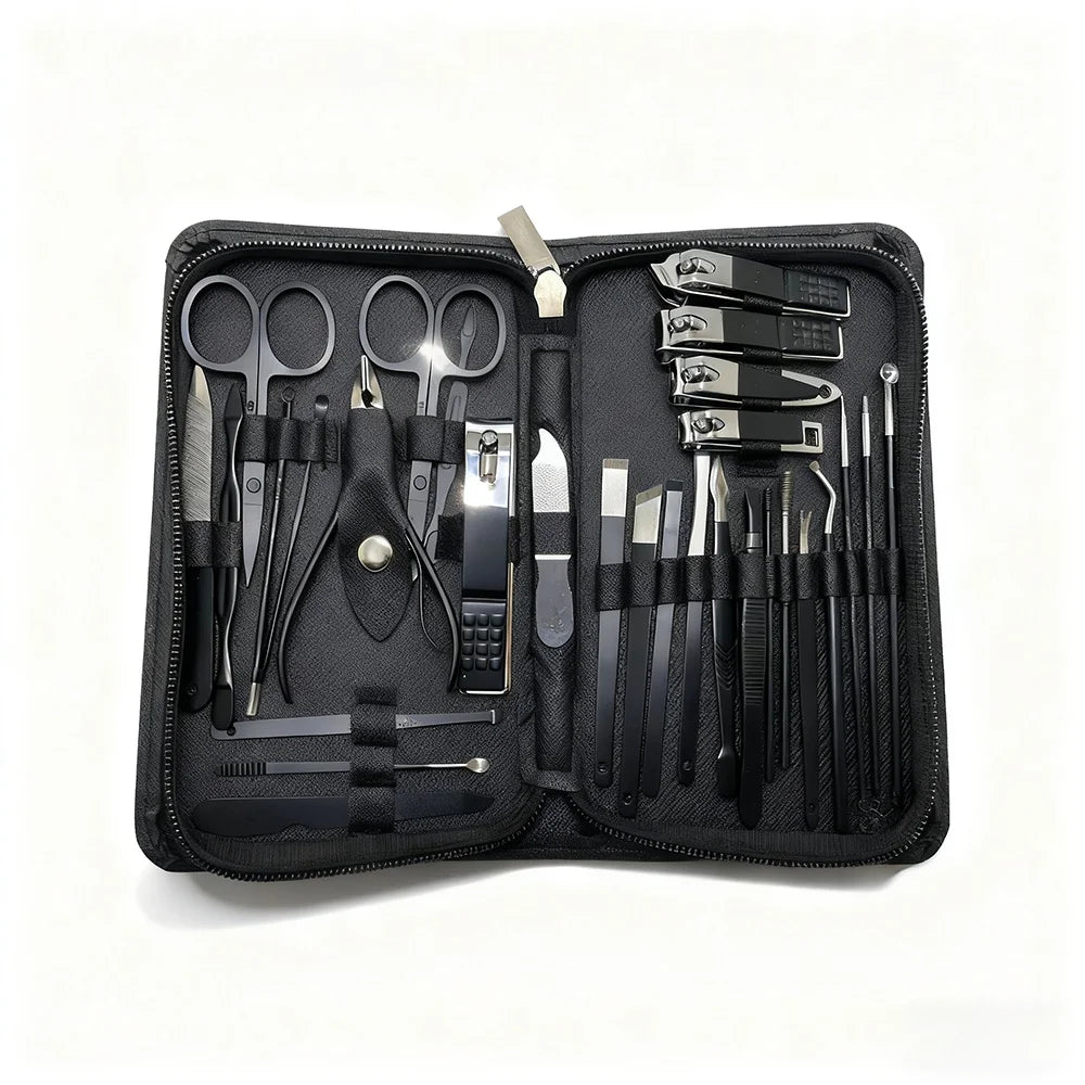 30-Piece Professional Stainless Steel Manicure Set