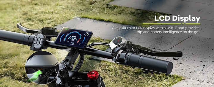 Cybervelo EK9 All-Terrain Fat-Tire Electric Bike – 26-Inch