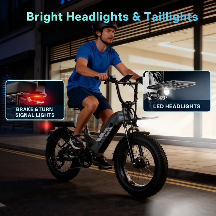 Cybervelo EK8 / EK12 Step-Through Electric Bike – 48V 20Ah