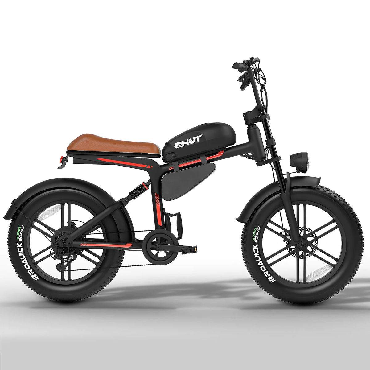 QNUT BK20 Fat-Tire Electric Bike – 48V 18Ah, 20-Inch Tires