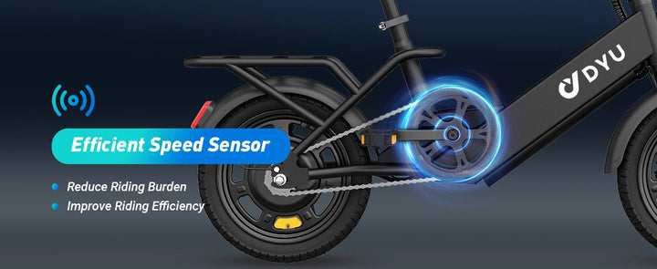 DYU C3 Mini Folding Electric Bike – 14-Inch, 36V Battery