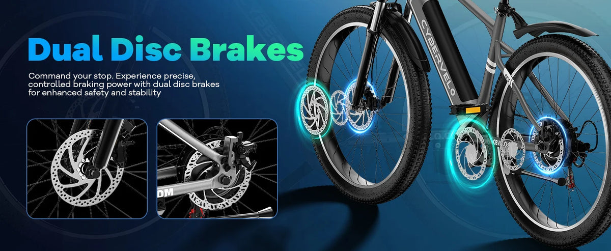 Cybervelo EK3 26-Inch Electric Bike – 48V 14Ah Battery