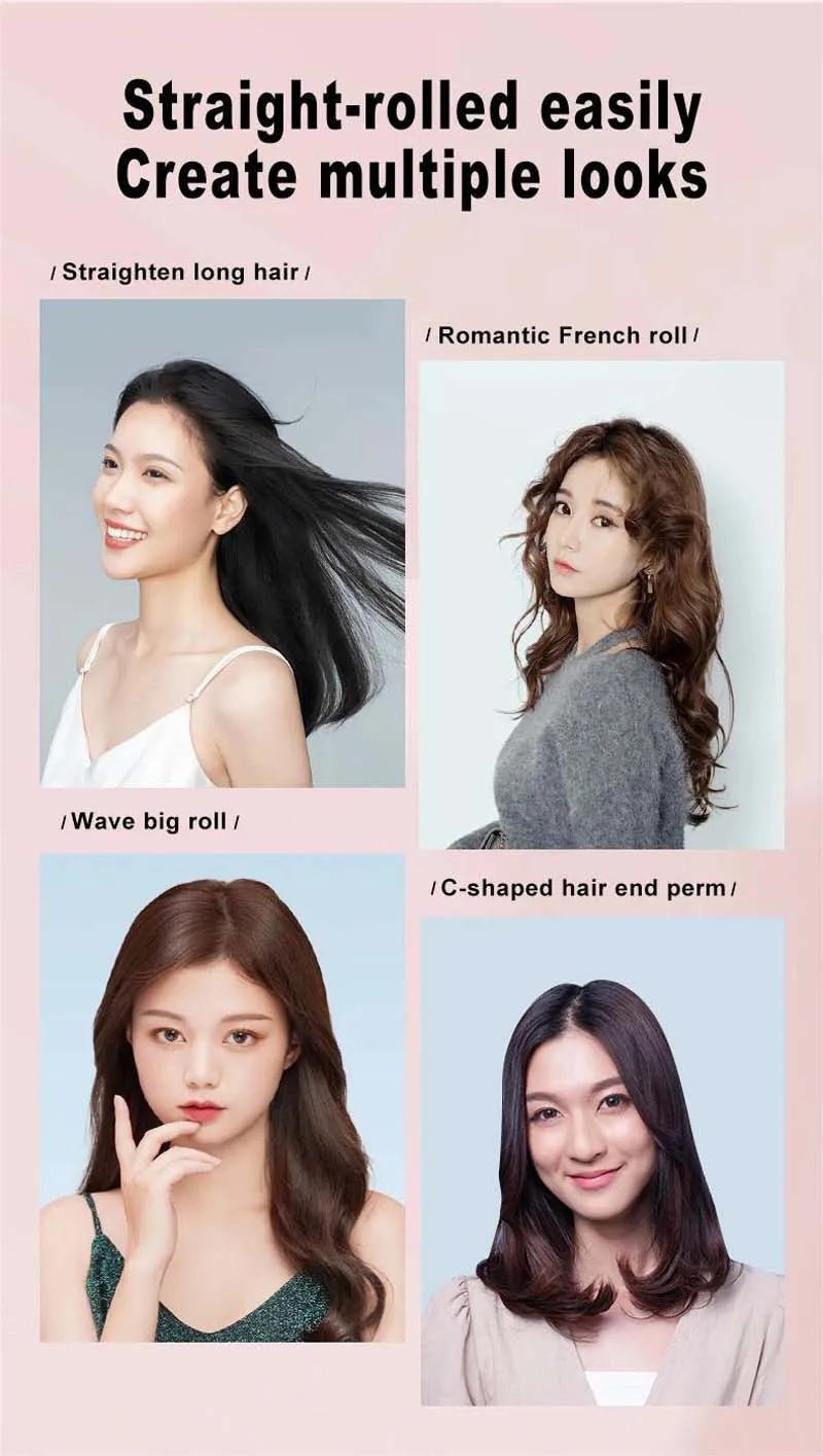 Styling Pro 2-in-1: Straightener &amp; Curler with Cool Airflow