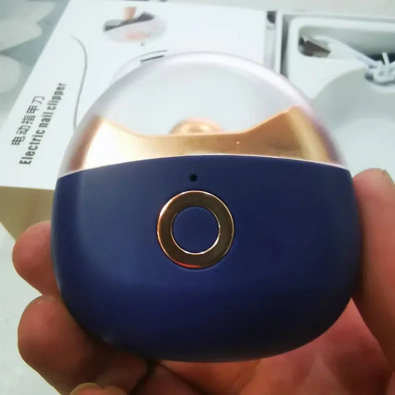 2-in-1 Electric Nail File and Nail Grinder, Automatic Nail Clipper for Adults and Kids with Safe Anti-Pinch Design