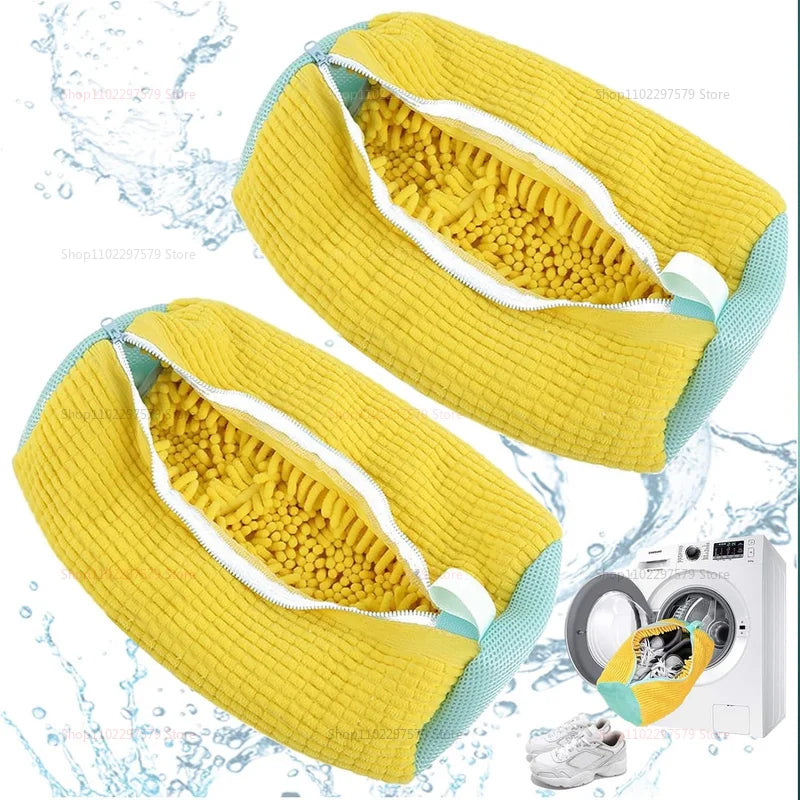 Borsa per lavatrice di scarpe: Borsa per scarpe per lavatrice - Borsa riutilizzabile per la pulizia delle scarpe per scarpe da ginnastica, scarpe da tennis, non macchiate