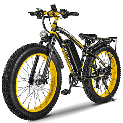 EOEOTWO 26-Inch Fat-Tire Electric Bike – 48V 15Ah