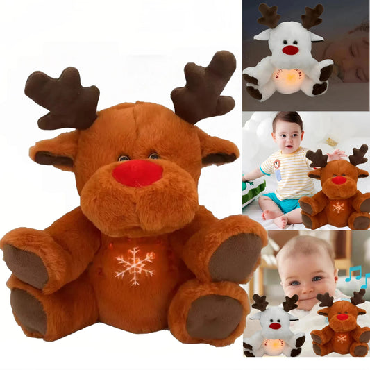 Peluche con Renna di Natale per Respirazione Rilassante