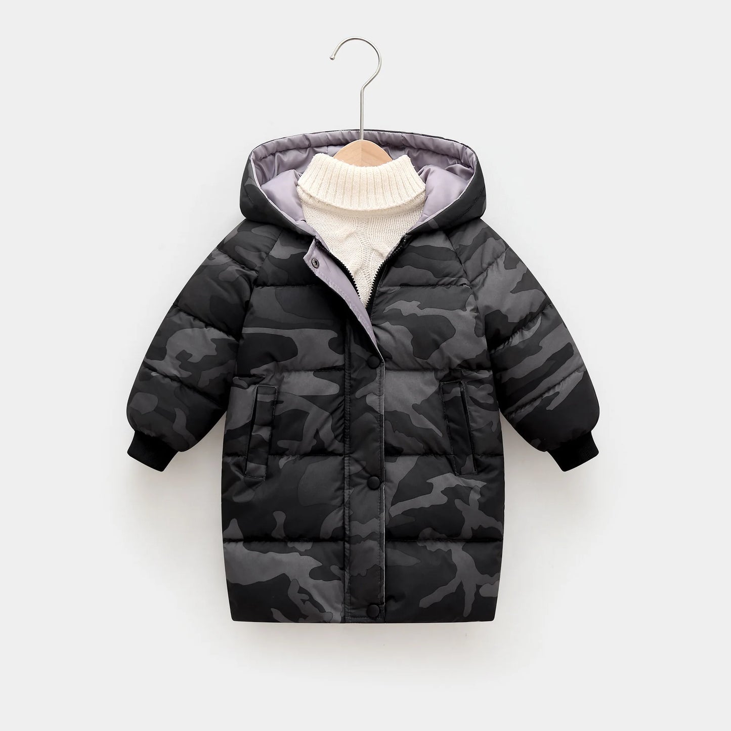 OLEKID 2025 Autunno Inverno Bambini Ragazzi Giacca Con Cappuccio Imbottiture di Cotone Spessore Caldo Ragazze Parka 1-10 Anni Bambini Cappotto Della Tuta Sportiva Del Bambino