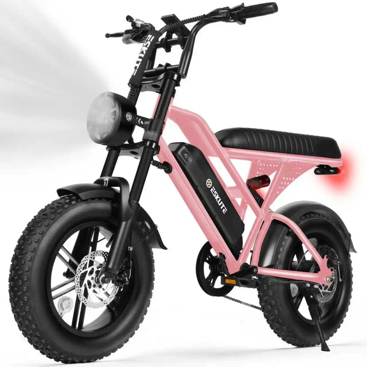 Eskute V100 Fat-Tire Electric Bike – 48V 13Ah, 16-Inch Tires