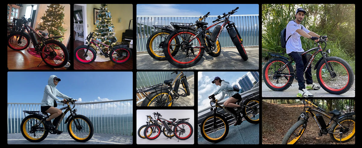 EOEOTWO 26-Inch Fat-Tire Electric Bike – 48V 15Ah