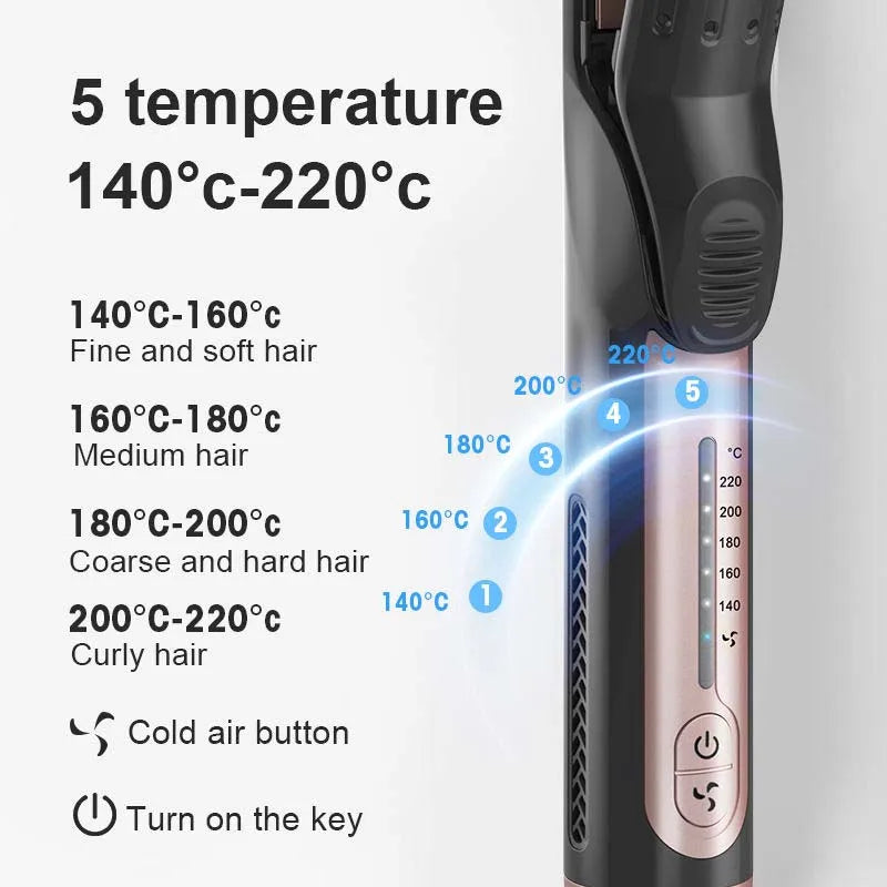 Styling Pro 2-in-1: Straightener &amp; Curler with Cool Airflow