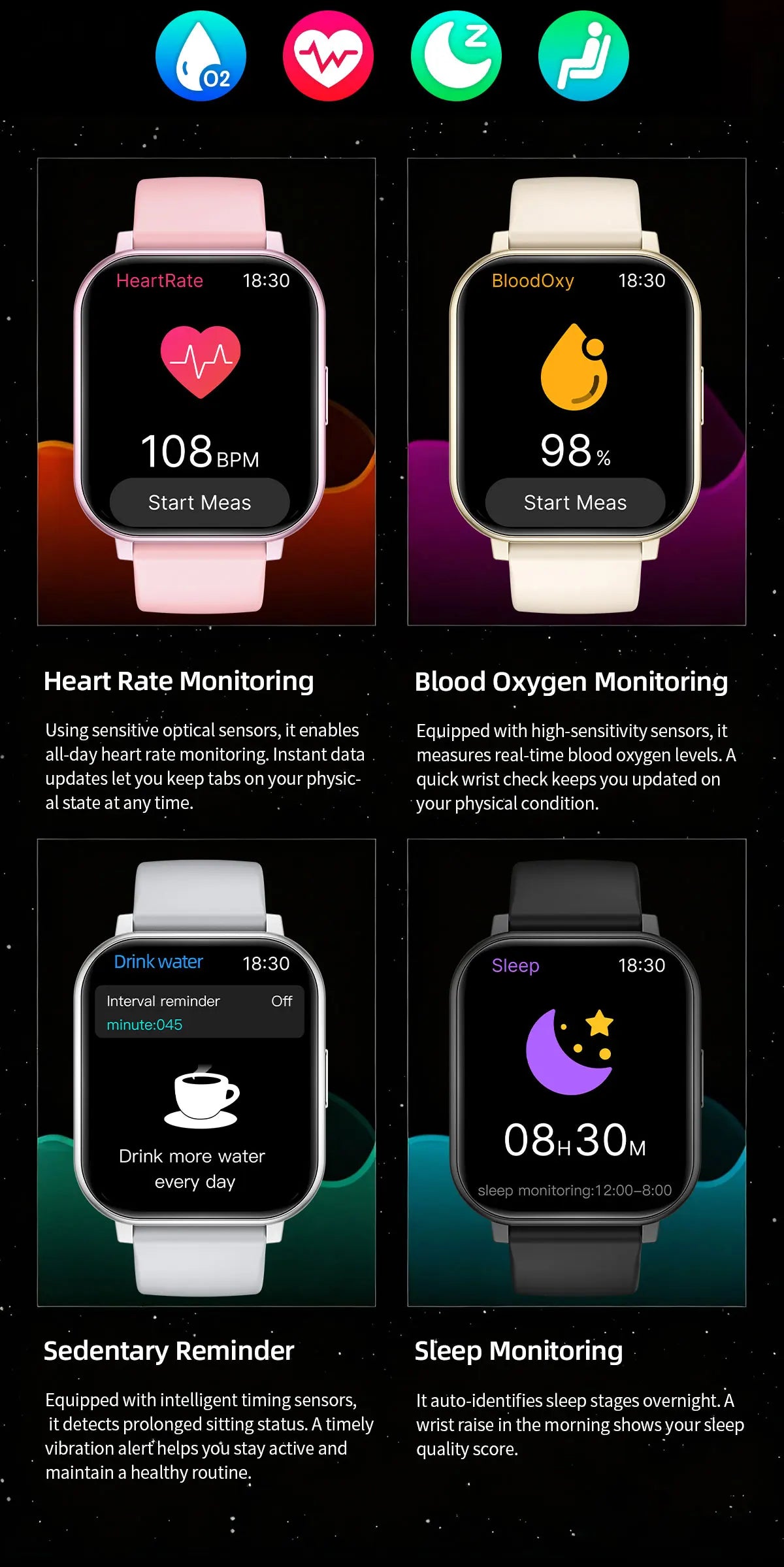 LIGE 2026 Smartwatch – Bluetooth Calling and Fitness Tracker for Everyone