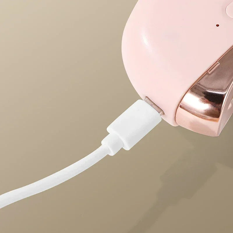 Rechargeable Automatic Electric Nail Clipper with LED Light