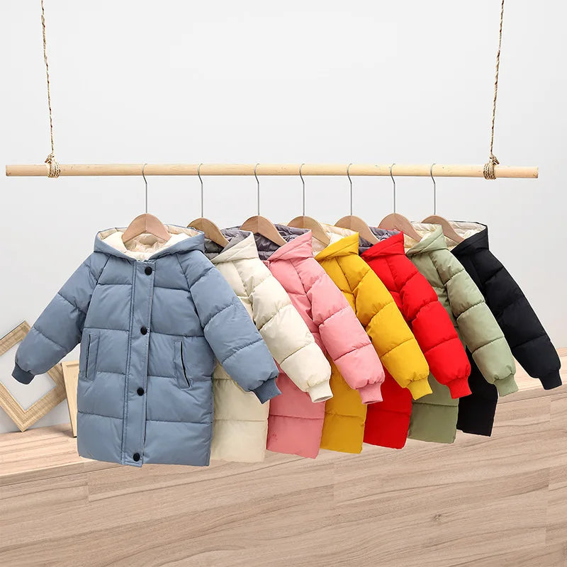 OLEKID 2025 Autunno Inverno Bambini Ragazzi Giacca Con Cappuccio Imbottiture di Cotone Spessore Caldo Ragazze Parka 1-10 Anni Bambini Cappotto Della Tuta Sportiva Del Bambino