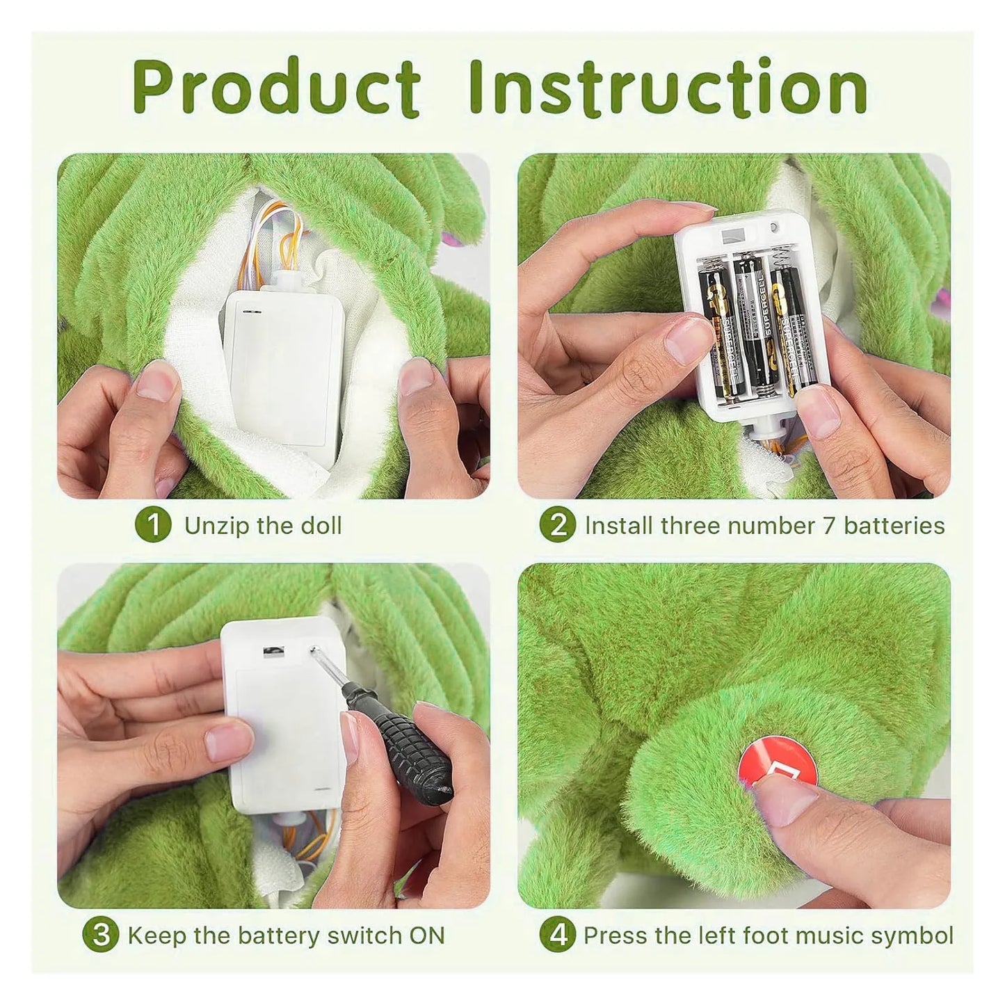 Peluche del Grinch che respira