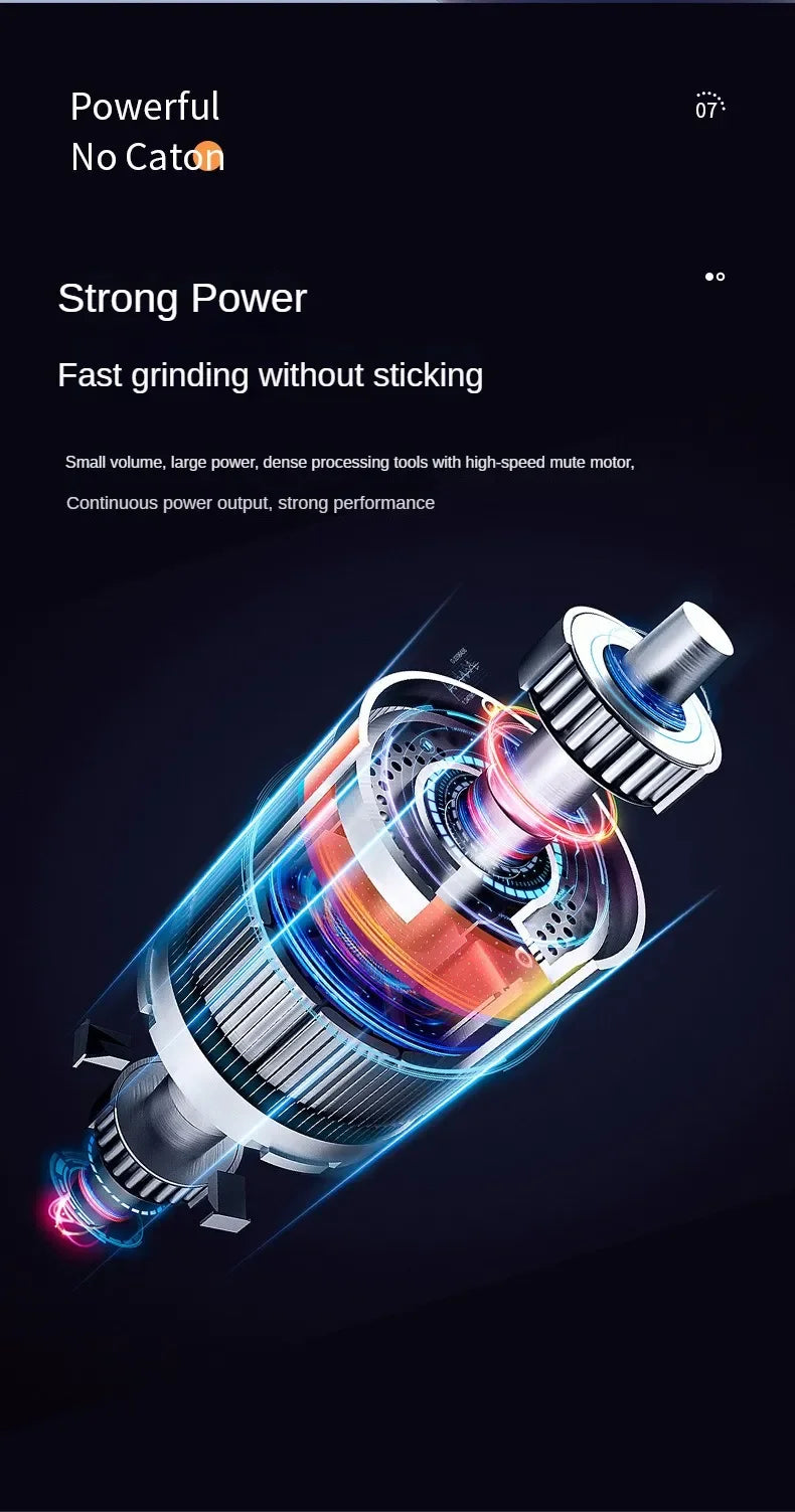 2-in-1 Electric Nail File and Nail Grinder, Automatic Nail Clipper for Adults and Kids with Safe Anti-Pinch Design