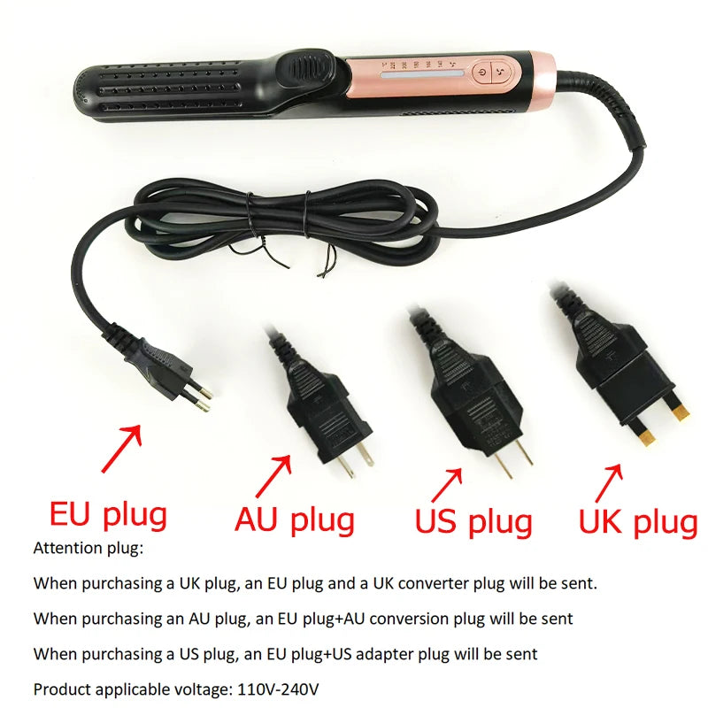 Styling Pro 2-in-1: Straightener &amp; Curler with Cool Airflow