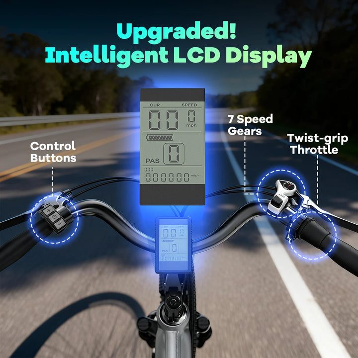 Cybervelo EK3 26-Inch Electric Bike – 48V 14Ah Battery