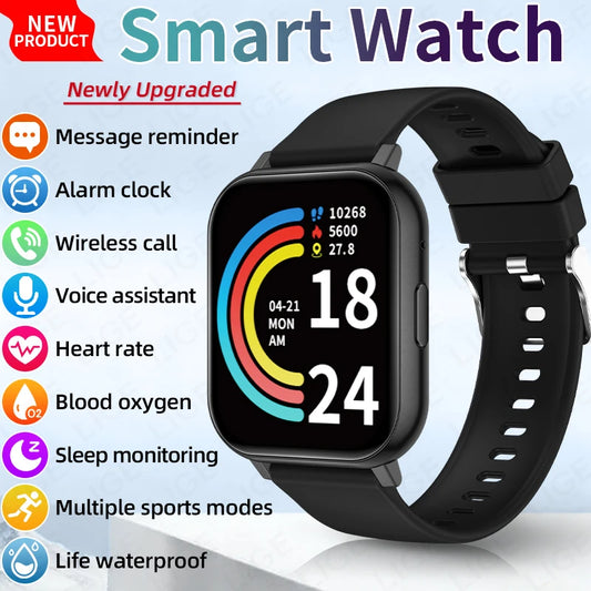 LIGE 2026 Smartwatch – Bluetooth Calling and Fitness Tracker for Everyone