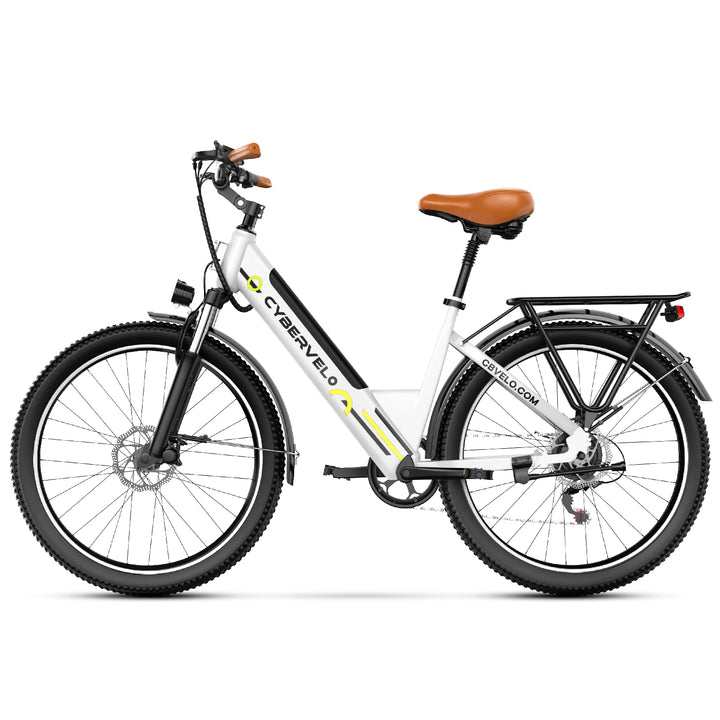 Cybervelo EK2 Step-Through Electric Bike – 26-Inch, 48V