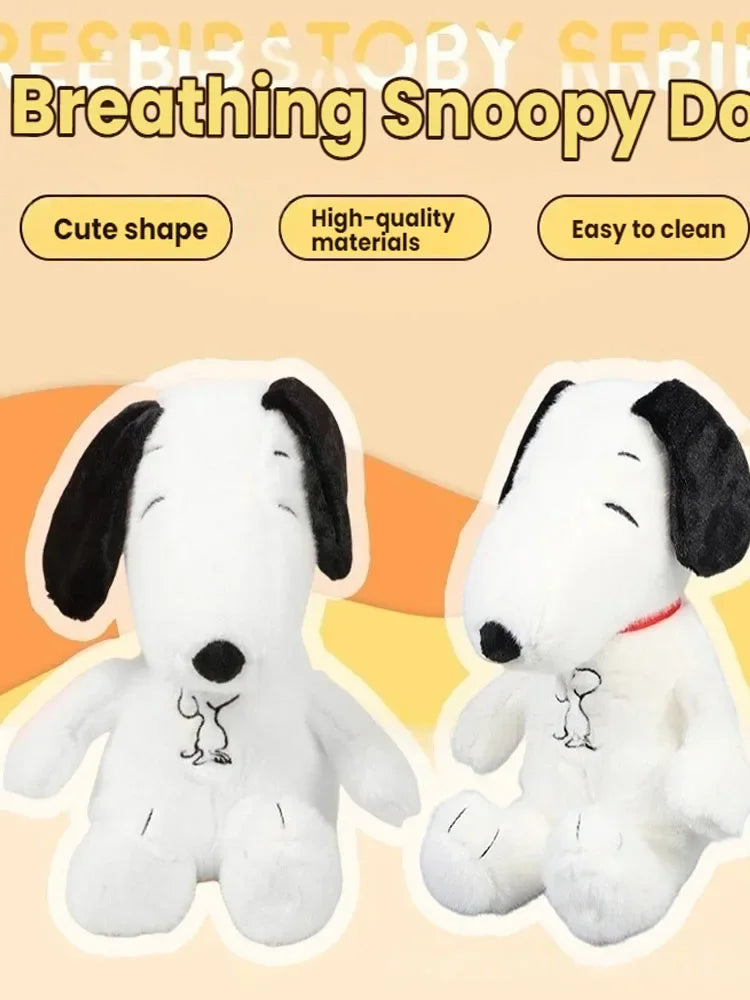 Peluche Snoopy con Respiro Ritmico Rilassante
