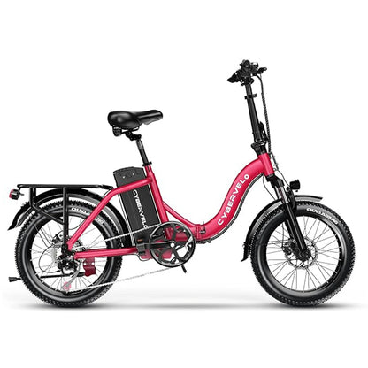 Cybervelo Mars700 Folding Fat-Tire Electric Bike – 48V 20.8Ah