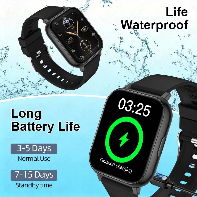 LIGE 2026 Smartwatch – Bluetooth Calling and Fitness Tracker for Everyone