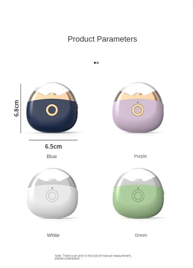 2-in-1 Electric Nail File and Nail Grinder, Automatic Nail Clipper for Adults and Kids with Safe Anti-Pinch Design